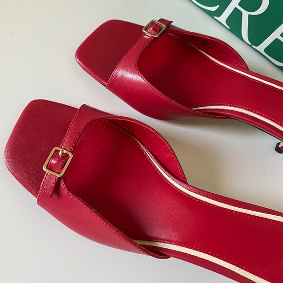 New Rouje X J.Crew Jolie square-toe heels size 8 - Picture 5 of 12